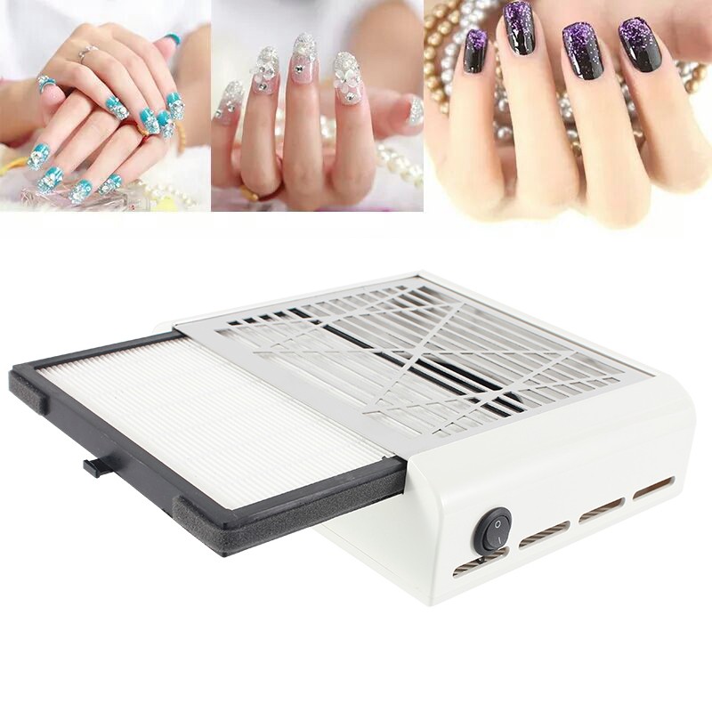 Faceshowes Big power japan Low Noise Nail Art Dust Collector table vacuum cleaner
