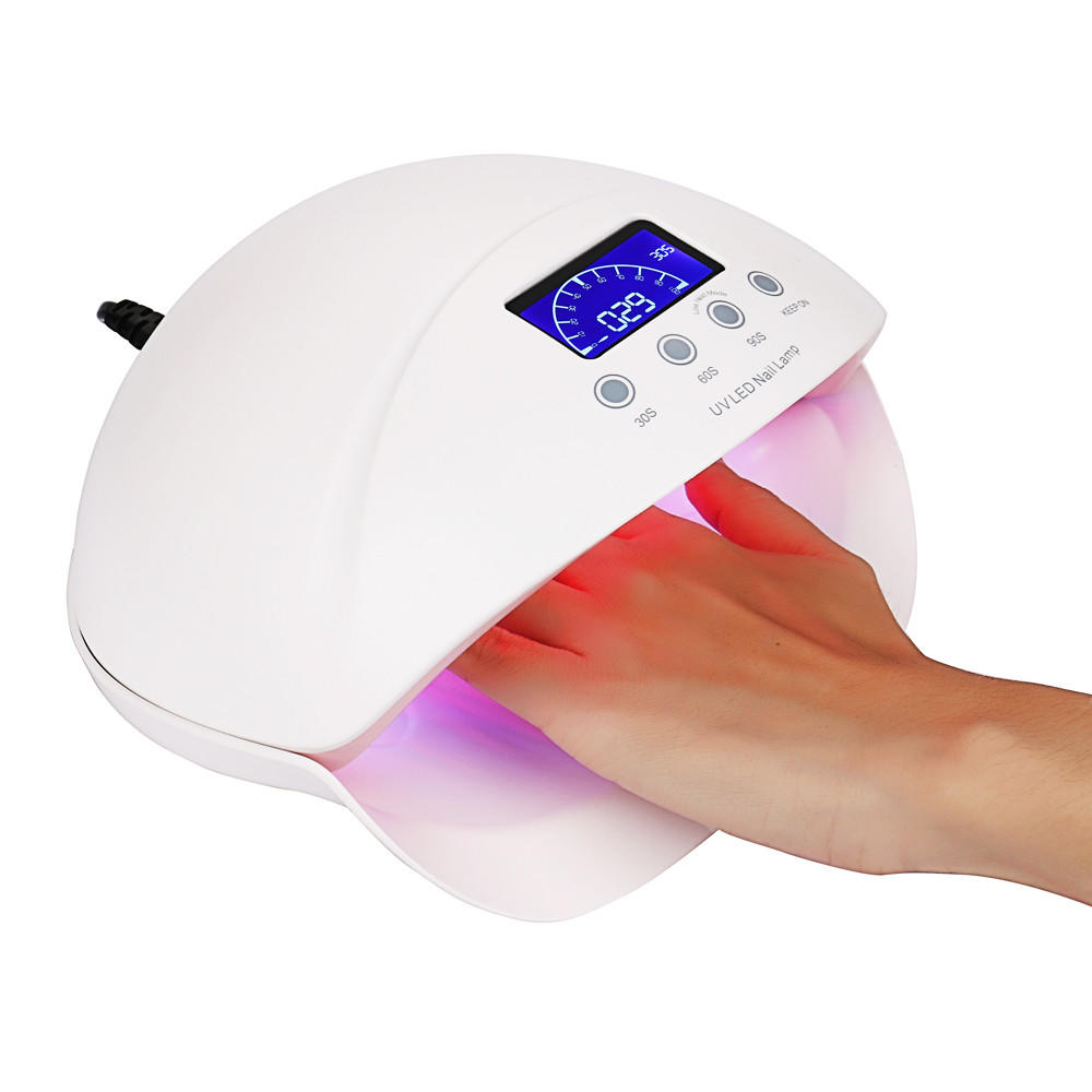 Faceshowes 50watt Powerful gel uv led polish nail lamp with infrared beads FD-142