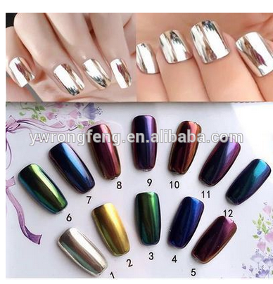 2021 Latest Design Fingernail File - New Coming Nail Gel Polish Magic Metallic mirror pigment nail – Rongfeng