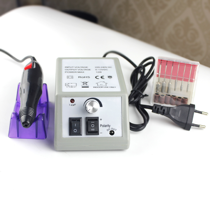 China wholesale Acrylic Nail Drill Factory –  Faceshowes Electric Nail Drill Manicure Machine with Drills 6 Bits Pedicure Manicure Nail Art Equipment Nail File DM-14 – Rongfeng
