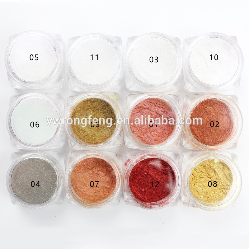 Lowest Price for Nail Buffer Block - Best quality acrylic nail powder chrome mirror nail powder with 12colours – Rongfeng