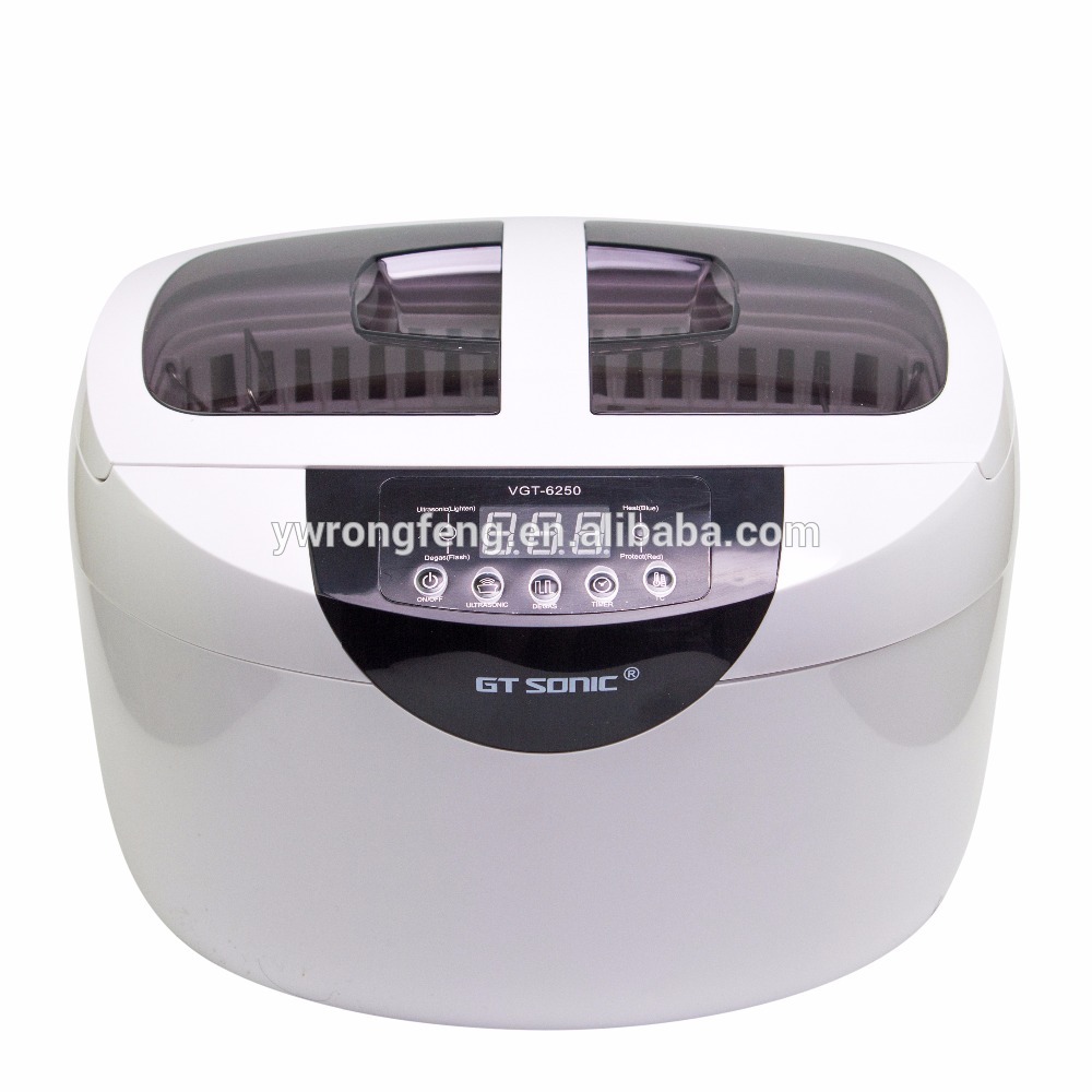 Ultrasonic Jewelry Cleaner Suppliers –  Faceshowes 2.5L VGT-6250 digital ultrasonic cleaner for jewelers FMX-27 – Rongfeng