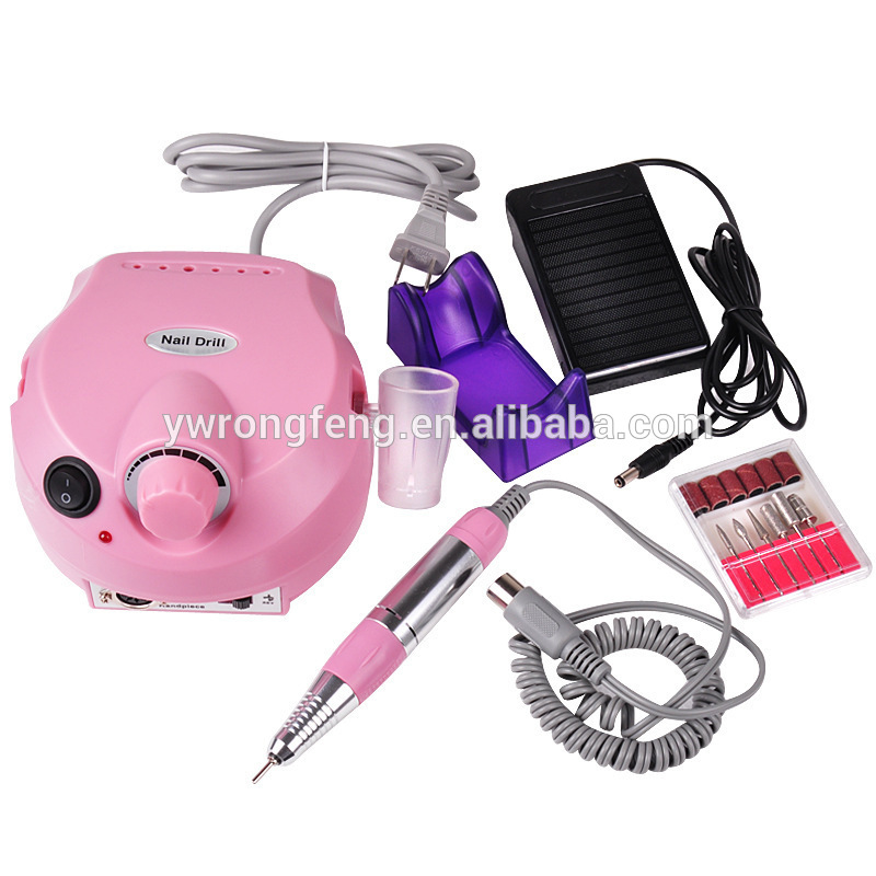 China wholesale Portable Nail Drill Factories –  Most popular handpiece Nail Kit Type nail drill professional electric pedicure foot file – Rongfeng