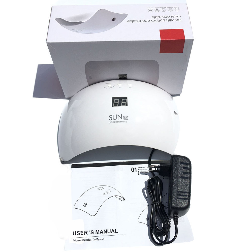 Factory selling Gel Nail Heat Lamp - SUN8 Automatic sensing 48W UV Lamp Dryer Lamp For Drying Gel Polish Curing Nail Lamp – Rongfeng