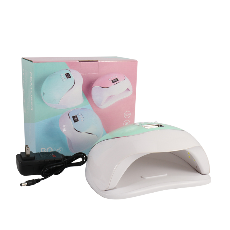 Factory Price For Best Gel Nail Lamp - 120W nails dryer gel lamp uv nail lamp uv led lamp for manicure FD-290 – Rongfeng