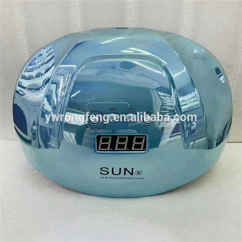 China wholesale Nail Art Lamp Pricelist –  Customized Nail Dryer Hybrid Uv Led Gel Polish Curing Leds for Lcd Display Sun X 54w – Rongfeng