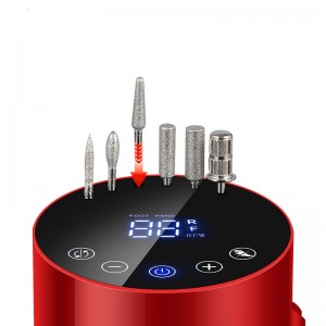 Chinese Professional 42 Watt Powerful Micromotor Rechargeable Cordless Nail File Drill 30000rpm