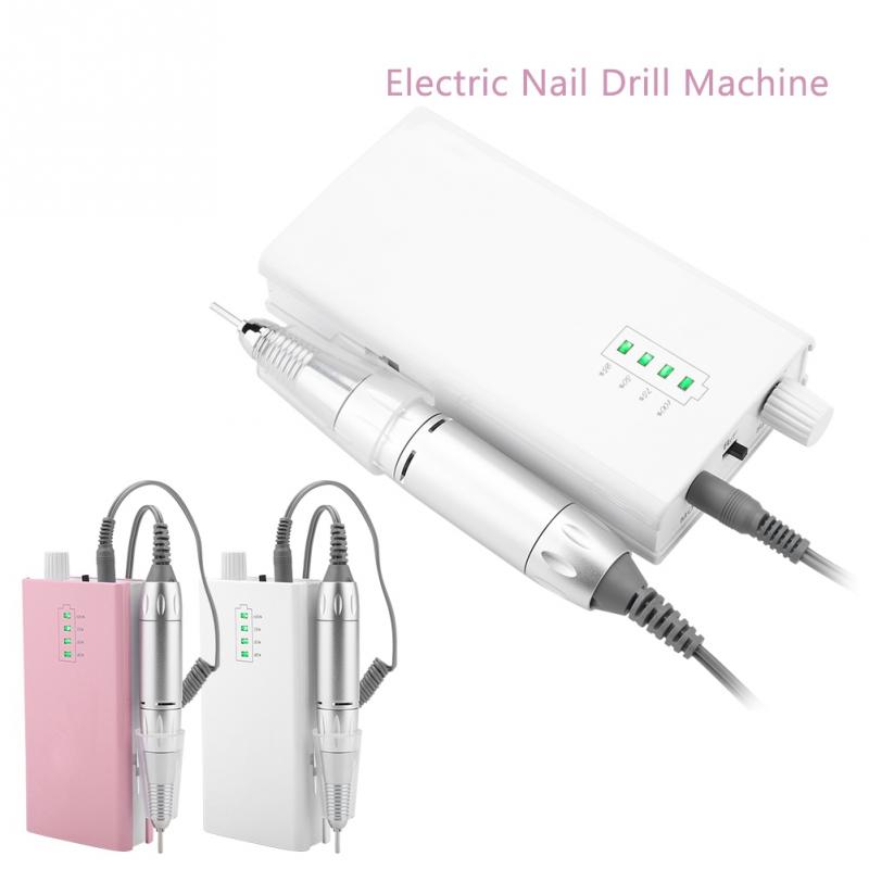 30000 RPM Portable Electric Nail Drill Machine Rechargeable Cordless Manicure Pedicure Set For Nail Equipment