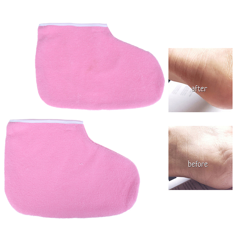 2PCS Paraffin Wax Protection Gloves And Socks Retain Heat Mittens Warmer Wax Hand Foot Mask Skin Care Moisturizing SPA Beauty