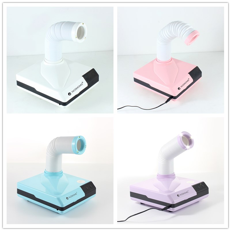 2018 New Professional 60watt beauty salon table Nail Dust Collector Vacuum with flexible hose FX-18