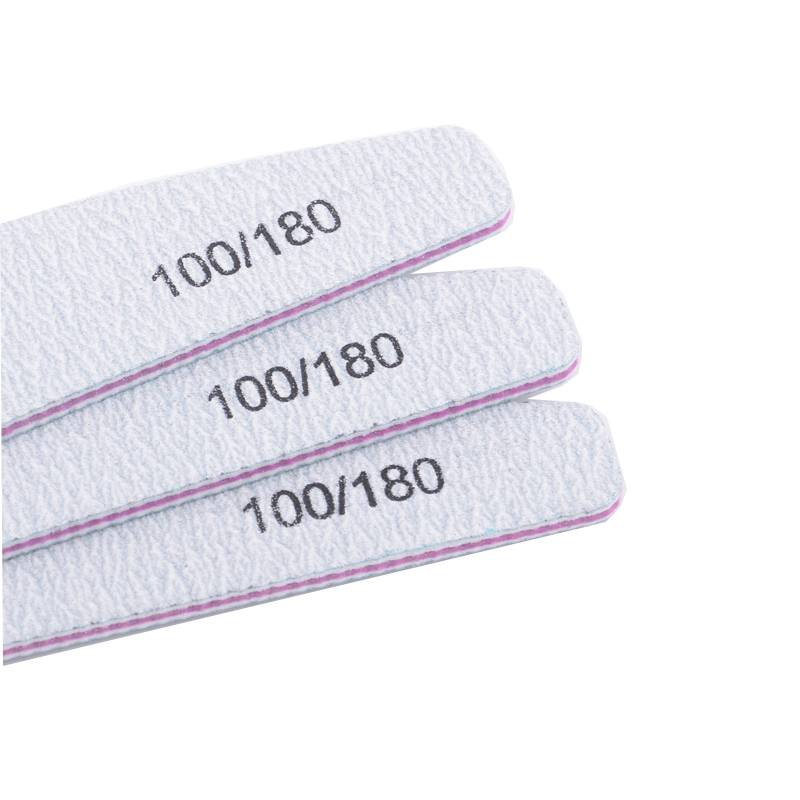 Nail File 100/180 Sandpaper Sponge Nail Sanding Buffer Blocks Double-sided Cuticle Remover Manicure Tools