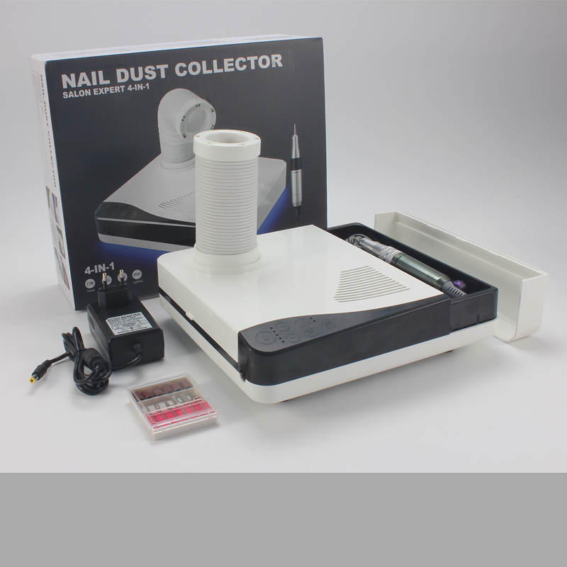 Advanced Nail Dust Collector Suitable For Nail Salon Vacuum Cleaner 4500Rpm Adjustable Telescopic Nail Drill Handpieces