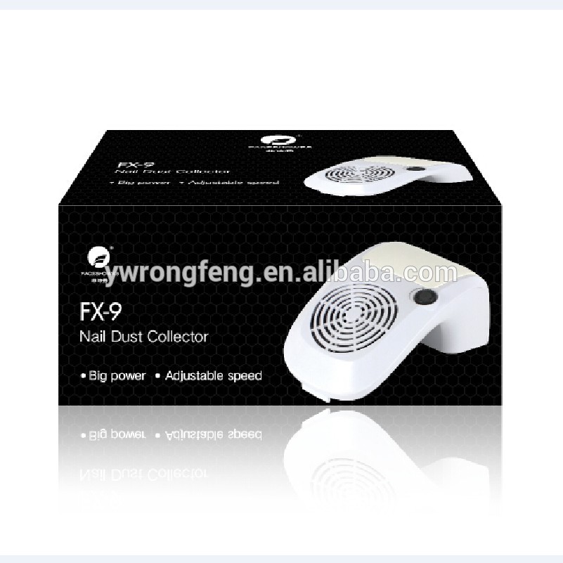 China wholesale Nail Dust Collector Filter Manufacturer –  Big power 60watt white color nail dust collector FX-9 – Rongfeng