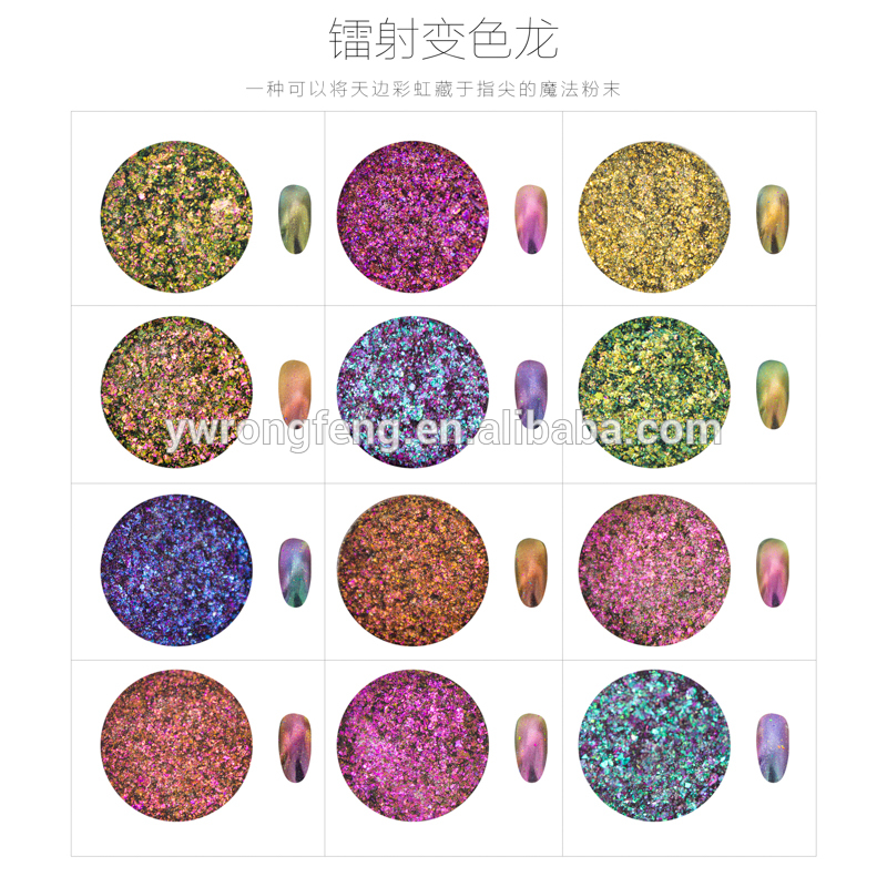 Faceshowes Popular Pigment 12 Color Acrylic nail dipping powder F-189