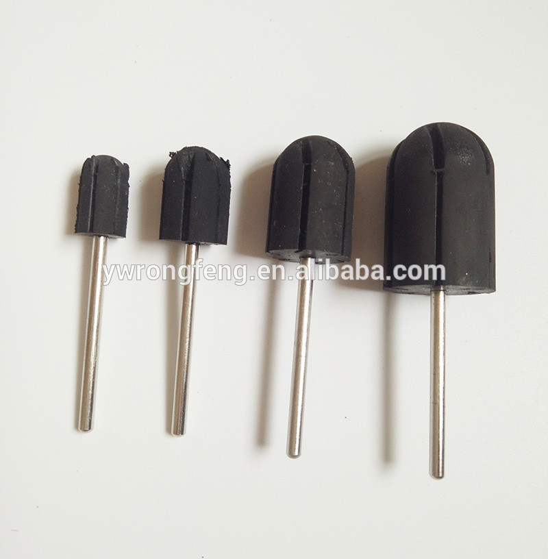 5*11 7*13 10*15 13*19 16*25 Rubber Mandrel Grip Manicure Pedicure Tools Electric Nail Drill Polishing Accessories