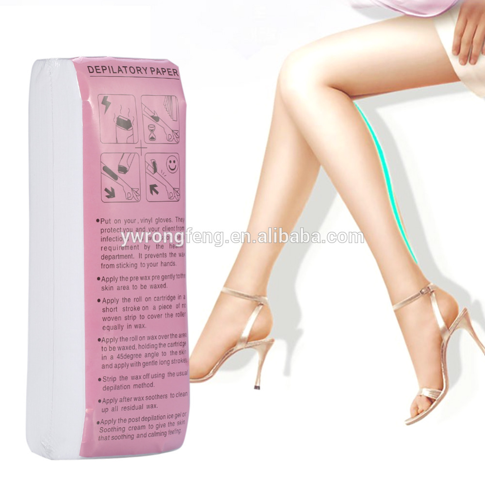 Factory Cheap Electric Wax Heater - Depilatory Nonwoven Depilating Paper Hair Removal Cream Epilator Wax Strips Paper Roll Wax Epilator Hair Remove Tool – Rongfeng