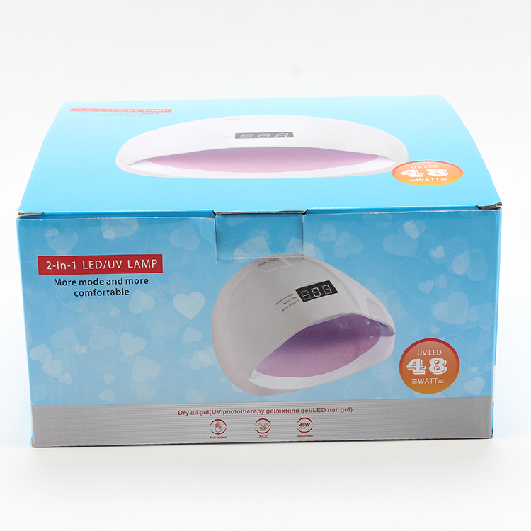 Factory Price Led Gel Nail Lamp - Faceshowes Beauty Salon Uv nail lamp dryer 48 w ccfl led uv lamp FD-174 – Rongfeng