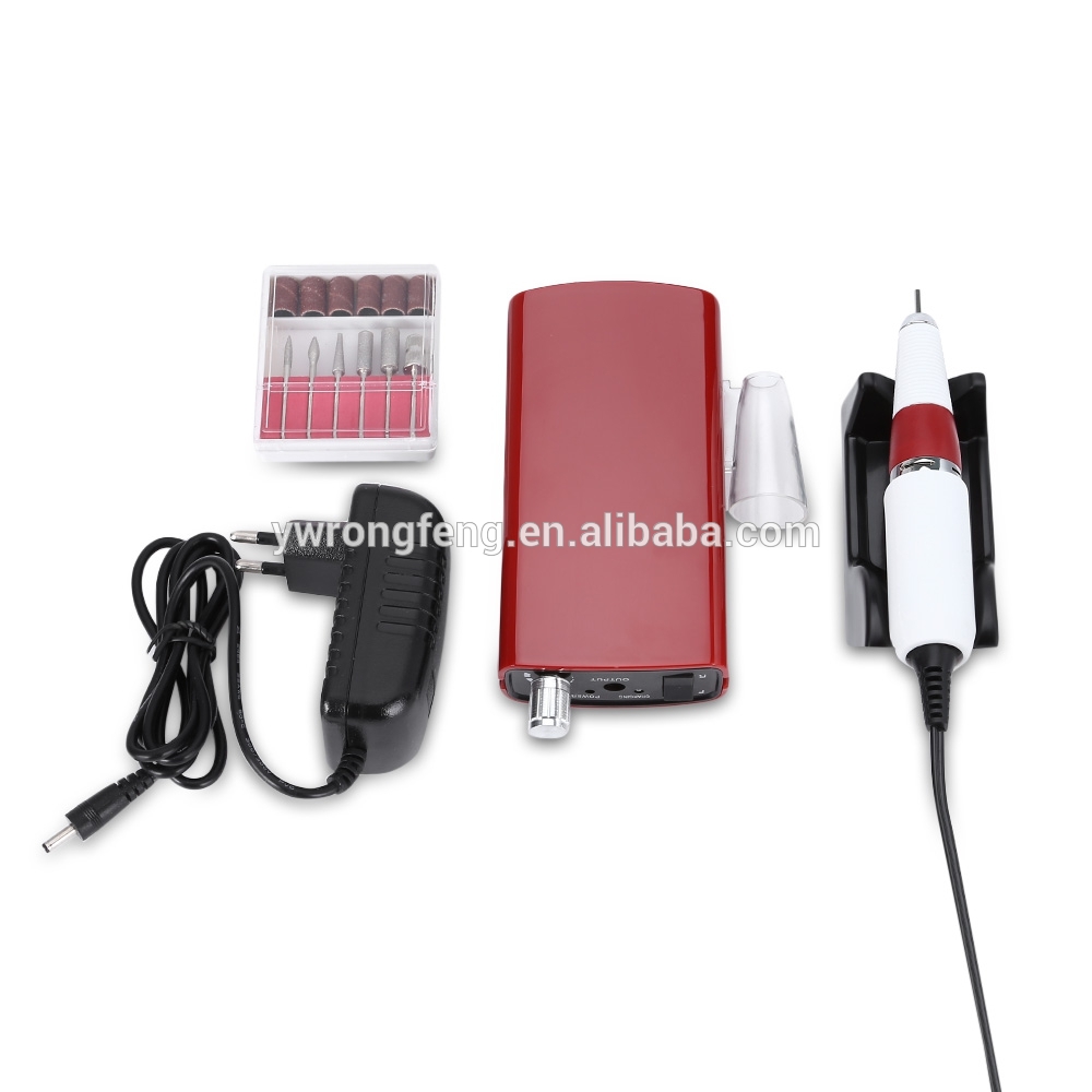 Fashion Rechargeable 18W 30000RPM Electric Nail Drill Machine Acrylic Nail File Drill Manicure Pedicure Kit Nail Art Equipment