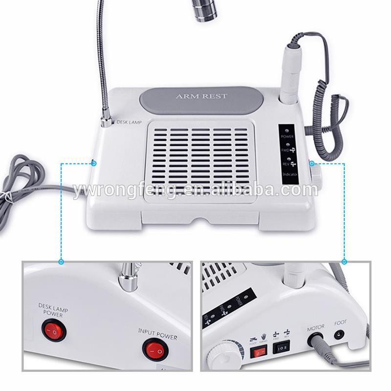 40W 3in1 Vacuum Grinding Combo Combination Strong Power Electric Drilling Machine Nail Dust Collector, Manicure Nail Art Salon
