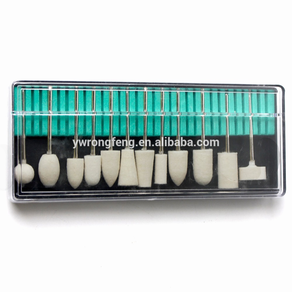 High Quality for Small Nail Drill - Handpiece Nail Drill Type White Ceramic Drill Bit Abrasive Ceramic Nail Drill Bits – Rongfeng
