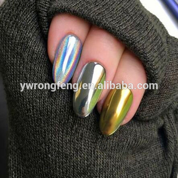 12Pcs/Set nail mirror powder mirror effect glitter powder charming color nail art