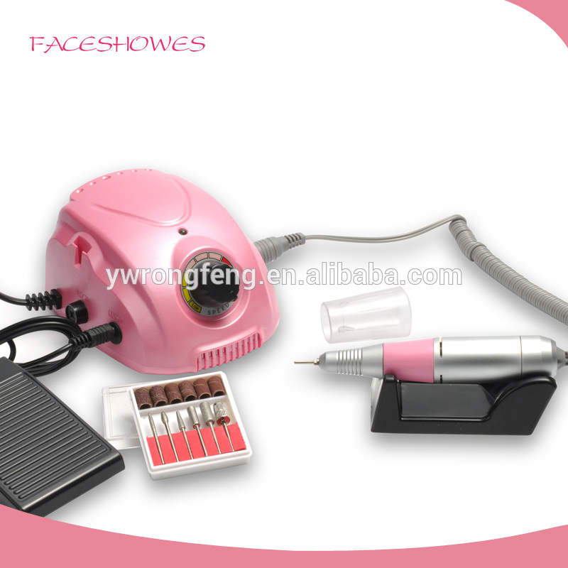 The best portable hot sale nail filling machine with vacuum system manicure machine 35000RPM nail drill