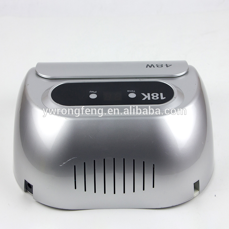 Silver Color 48W Led UV Curing Lamp Nail Gel Polisher Dryer Tool Fast Dryer Pro Fashion Salon Nails Product