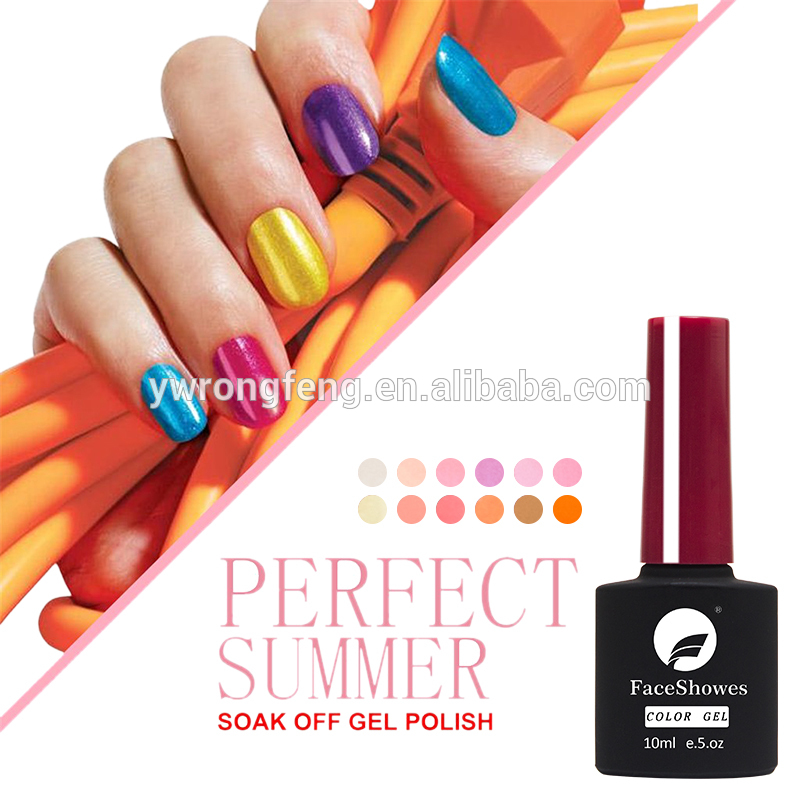 China wholesale Glitter Gel Nail Polish Factory –  Excellent nail art beauty color gel uv qq nail gel 15ml – Rongfeng