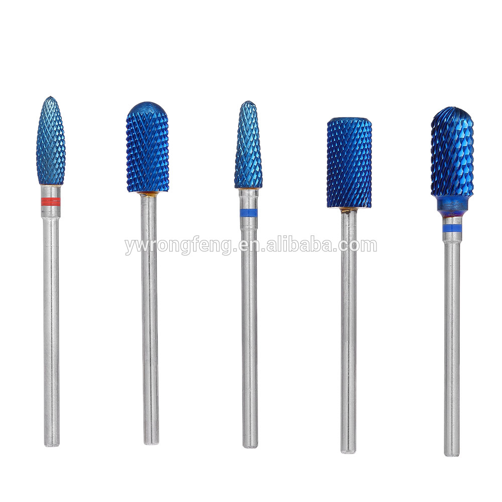 Low MOQ for Electric Manicure Kit - Tungsten Steel Grinding Head Nail Drill Bit Replaceable Polishing Plating Color Nail Art Manicure Machine Accessories Tools – Rongfeng