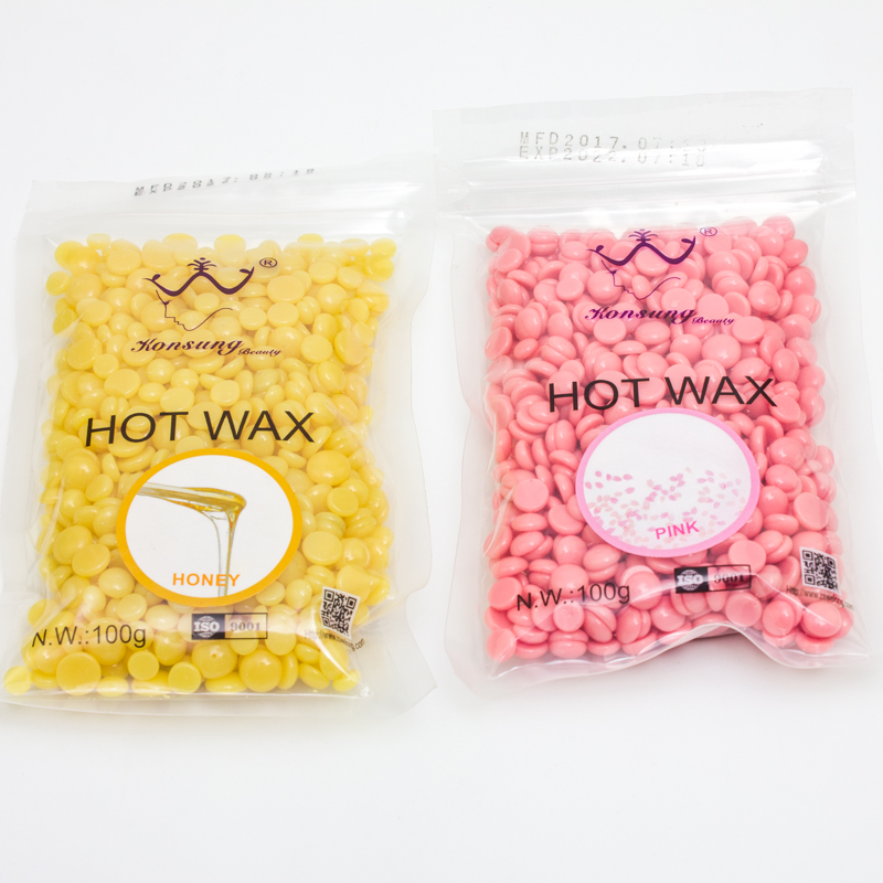 China wholesale Body Wax Heater Factory –  2020 Hot Sale Waxing Depilatory Beans 100g Hair Removal Hard Wax Pearl Beans – Rongfeng