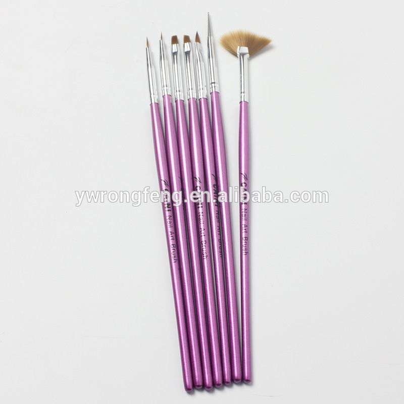 Russia America Brazil market hot sale makeup brush set nail brush set