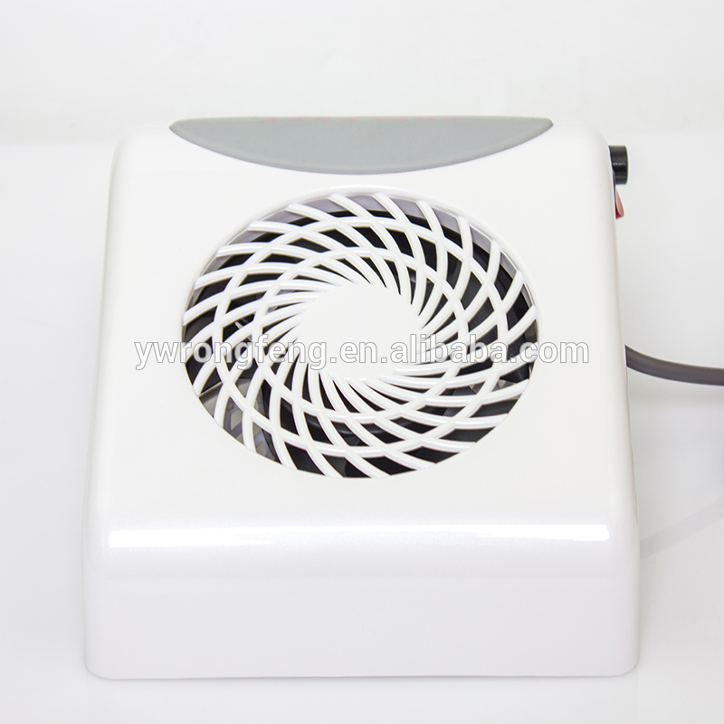 220V/110V Nail Fan Acrylic UV Gel Dryer Machine Nail Dust Collector Art Salon Suction Dust Collector Vacuum 18W Cleaner