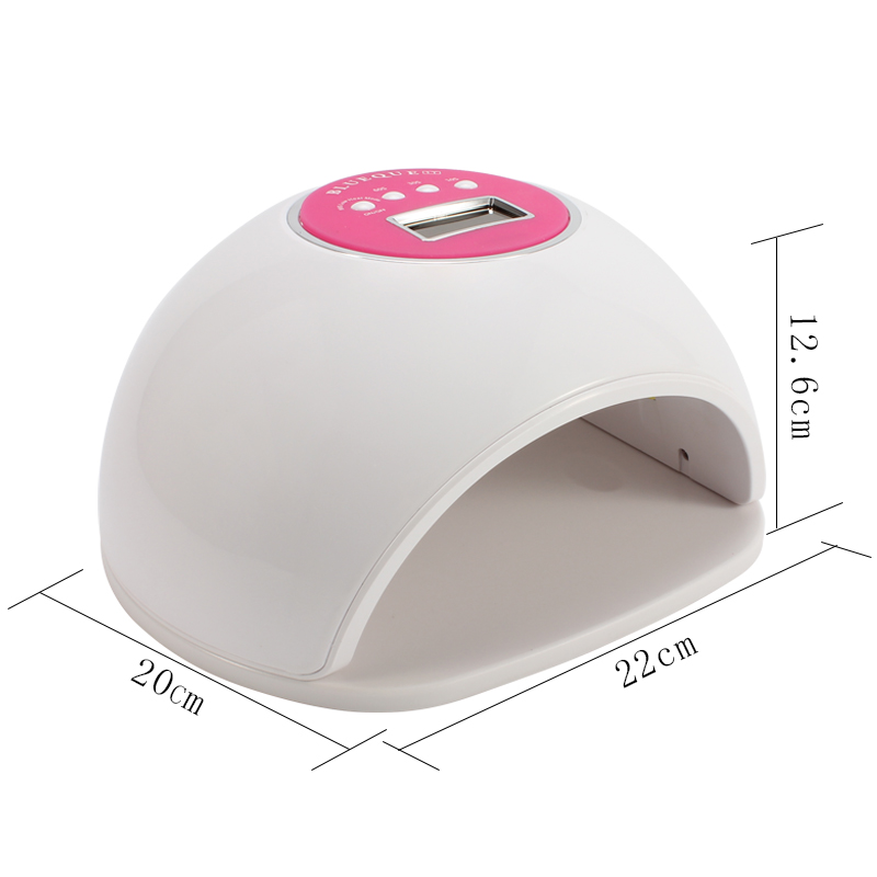 New design factory price 72w UV LED nail lamp dryer for fast curing nail gel polish dual -use nail lamp
