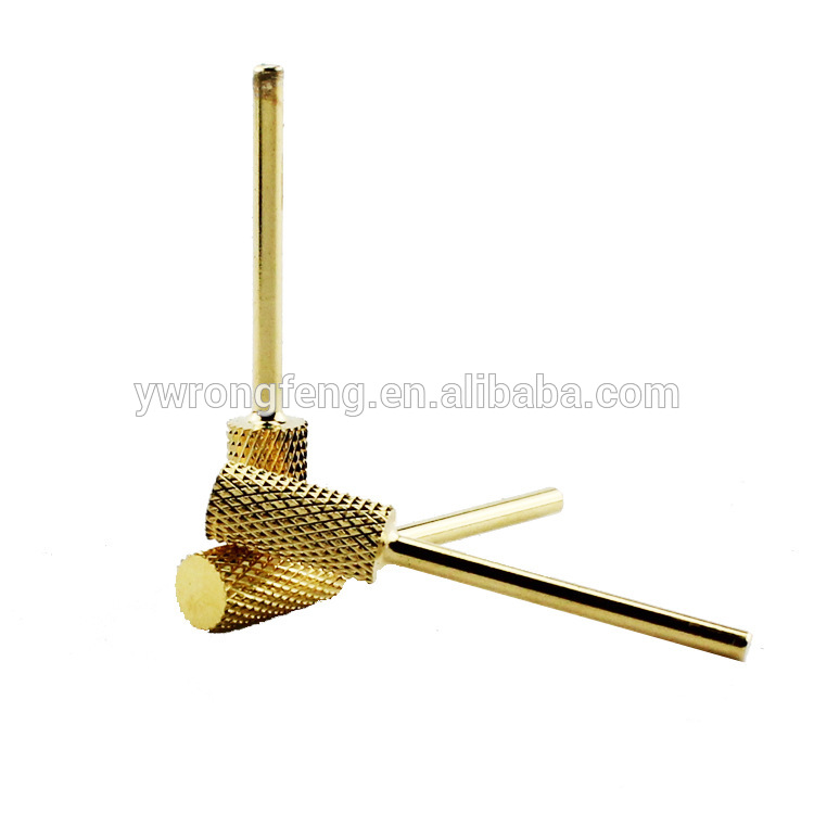 Professional Gold Coated Carbide Nail Drill Bits For Electric Nail Drill Machine Nail bit