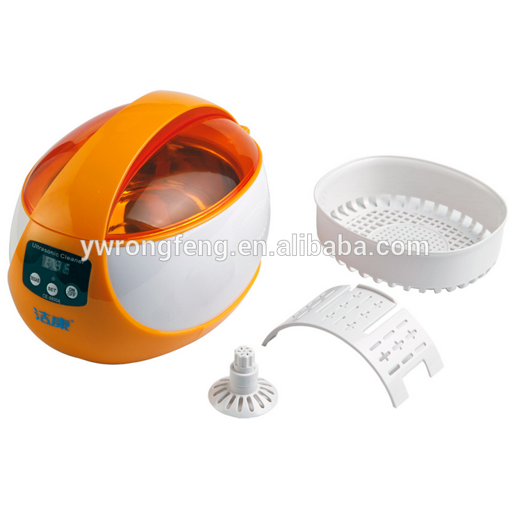 Home Ultrasound Washing Machine Orange Glasses Cleaner Professional Ultrasonic Cleaner