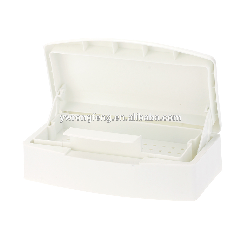 Faceshowes Portable Disinfection Box for Salon Nail Art Tools Sterilizer Storage Box