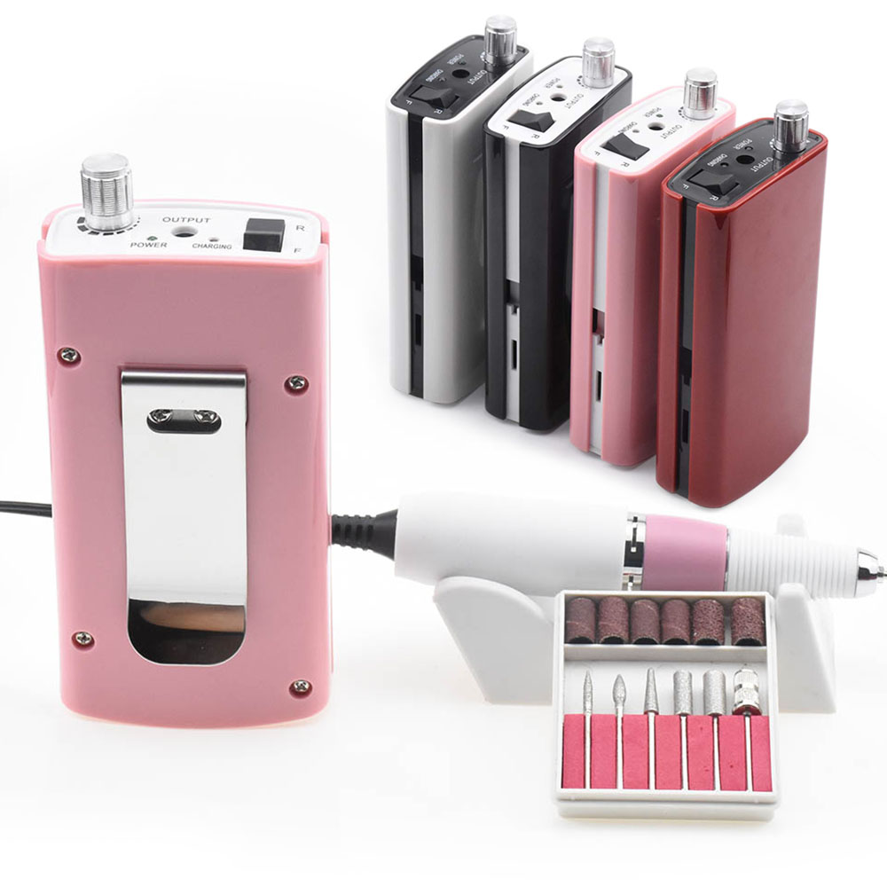 Professional rechargeable Electric Nail Drill Machine Kit Manicure Machine portable nail drill