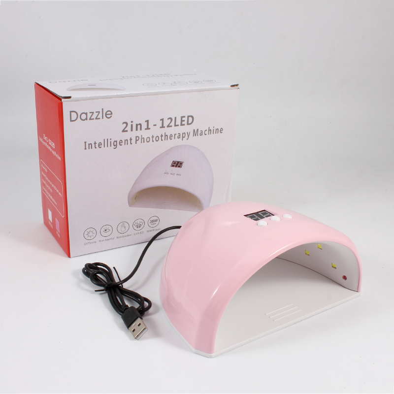2019 Cheapest Custom logo gel polish dryer 36W UV LED Nail Lamp FD-258