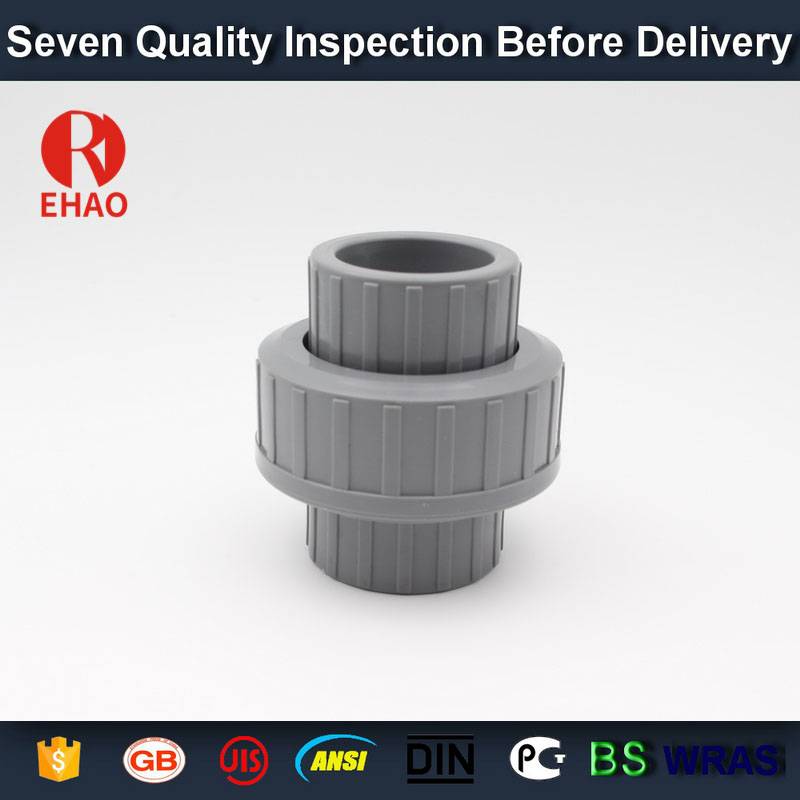 14 Years Factory wholesale Upvc pipe fitting union connector of water pipe with good quality Factory for New York