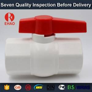 1-1 / 4 "(40) 770 PVC octagonal compact ball valve solvent ends supplier