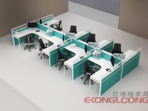 6 seater office desk workstation cubicles modern office cubicles OP-5236