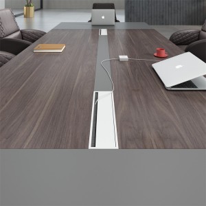 Conference Table with Wood Base