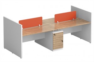 office desk with partition medical office furniture OP-6012