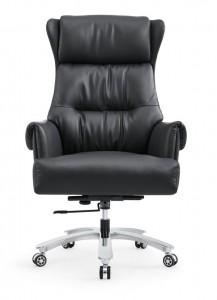 Modern high back PU ergonomic swivel office chair OEM produce executive Luxury leather office chair OC-8257