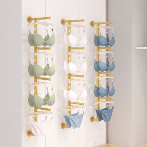 Bra Shop Metal Underwear Hanging Display Racks Bra Display Showcase Wall Mounted Lingerie Rack