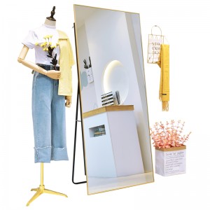 Miroir de magasin de vêtements Hôtel Boutique Miroir complet Dressing Chambre Grand miroir de sol