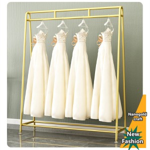 Wedding Dress Shop Metal Bridal Gown Clothes Display Rack