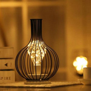 Izeren tafellampe wyn flesse Reading Battery Operated Night Light fabrikant
