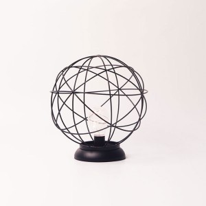 High Quality Personalized Iron Globe Shape Bright Led Night Reading Lamp para sa Banyo