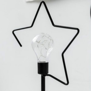 Metal Iron Art Mini 3d Moon And Star Night Light Lamp fyrir Nite Professional Framleiðandi